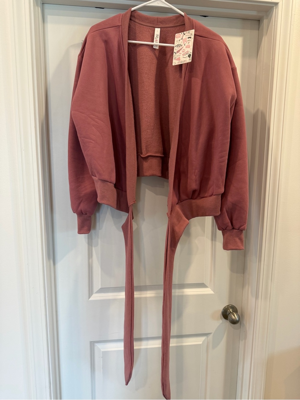 Latched Mama Women's Wrap Nursing Top in Dusty Rose